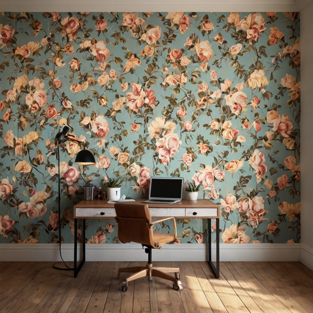 Обои для домашнего офиса: как повысить продуктивность Обои для домашнего офиса: как повысить продуктивность