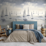 79236-3 Панно AS Creation 159*280, Регата парусников