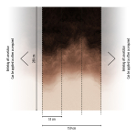 79239-5 Панно AS Creation 159*280, Облачная вуаль шоколад 79239-5 Панно AS Creation 159*280, Облачная вуаль шоколад